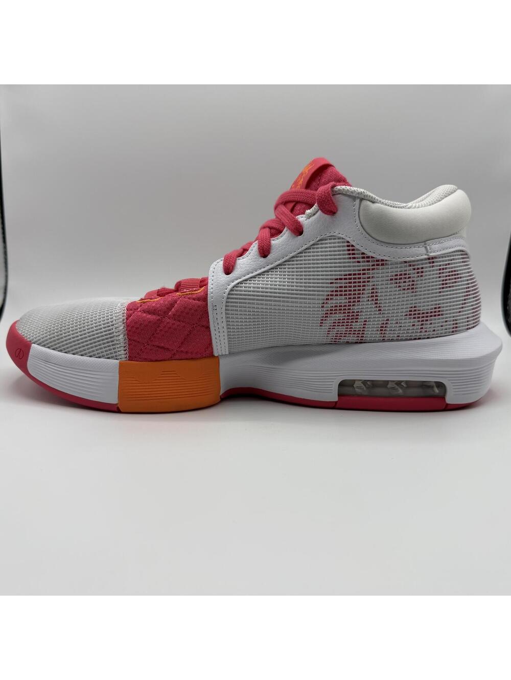 Nike LeBron Witness 8 Dunkin Donuts Pink Basketball FB2239-104 Men's Size 10 - Picture 7 of 12